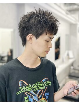 ネクストメンズ 表参道(NEXT men's) MEN’S HAIR/サーフカール/刈り上げセンターパート/渋谷