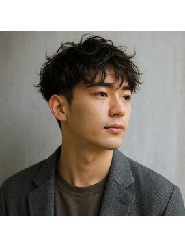 スープレックス ヘアーデザイン(SOUPREX HAIR DESIGN) 大人メンズ刈り上げくせ毛風パーマ 20代 30代 40代 50代 60代