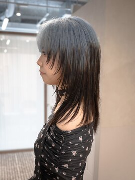 エン 栄店(enne) ココアベージュ/クラゲヘアー/ボブレイヤー/小顔/黒髪/栄