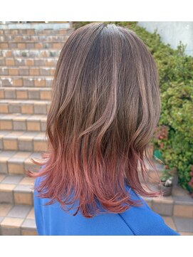 シェド(shed.) 外ハネレイヤー×グラデーションカラー