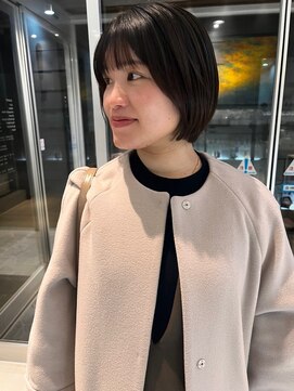 まるみボブ　艶