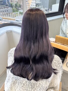 【fuka】ラベンダーグレージュ/リタッチカラー/学割U24