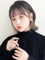 リヤン 表参道(lyann)&nbsp;レイヤーカット前髪ピンクベージュクールショートうるツヤ