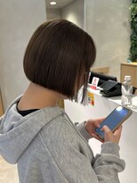 ルディー バイ ヘアーポケット(rudii by HAIR POCKET) 艶感ブラウン×コンパクトボブ