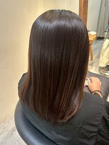 ヘアリゾート粋 トゥジュ 池袋東口店(tujuh)&nbsp;艶髪/ストレート/ナチュラルレイヤー/ダークブラウン