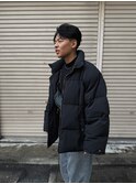 メンズカットフェザーパーマニュアンスパーマセンターパートGIA