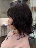 ニュアンスボブパーマ/顔周りレイヤー/ボブ/レイヤーボブ/ウルフ