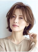 40代50代60代/脱白髪染め白髪ぼかしハイライト/大人へア