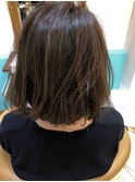 くせ毛を活かしたナチュラルボブ☆店長 川上功介