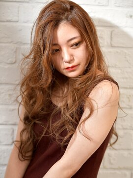 ネオリーブアオバ 高田馬場店(Neolive aoba) エアリーロングカール♪モテる緩め質感が◎ベージュの透け感