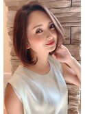 30代40代50代 大人可愛いボブスタイル ワンカール
