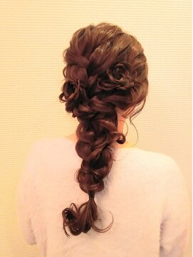 メリカ(Hair salon Merika) 周りと差がつくキュートな編みおろしstyle*