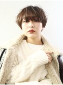 ラフカールショート_厚めバングローライトスリークボブ_47057