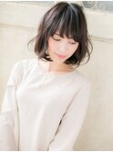 *CUORE水戸*…クリアカラーの抜け感ヘアゆるふわ大人ボブb
