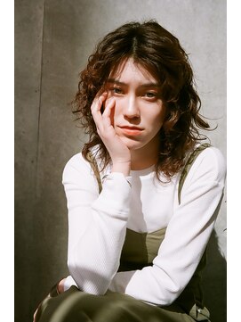 ユアーズ ヘア 恵比寿本店(youres hair) ミディアムウルフ◎ハードパーマ◎