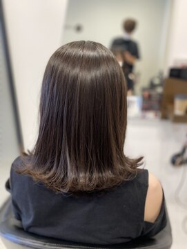 アフロディーテ 銀座(APHRODITE GINZA) くびれヘア/アプリコットオレンジ/ハイライト/縮毛矯正/銀座