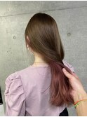 #インナーブリーチ #ピンクカラー Instagram→＠uenooooooo