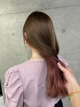 ザ ドット(THE DOT) #インナーブリーチ #ピンクカラー Instagram→＠uenooooooo