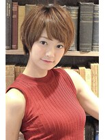 クレドガーデン 綾瀬店(CRED GARDEN) 20代30代40代大人可愛いスッキリひし形小顔ショート＃綾瀬