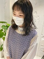 コフィー バイ メルト 吉祥寺(cofy by melt)&nbsp;【三ツ井純】透明感カラーゆるふわアンニュイミディアムパーマ