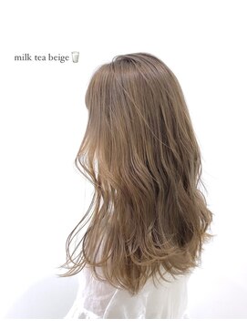 ケンジ 横須賀中央(KENJE) 【宮地】柔らかい質感のミルクティーベージュ【KENJE横須賀】