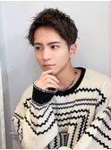 アップバング メンズショート ツーブロック☆横浜