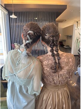 アロー ヘアー(arrow hair) * お呼ばれset