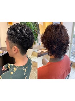 【麻生駅徒歩1分/駐車場有】《新規/メンズカット＋パーマ￥8,910》流行りのメンズパーマでお洒落度UP！