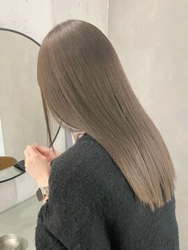 フォト 新宿(foto) 小顔黒髪オリーブグレーココアベージュボブ髪質改善ブリーチ新宿