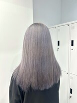 ペレ 栄店(PELE)&nbsp;デザインカラー/レイヤーカット/ウェットヘア/オリーブベージュ