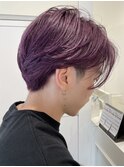 ラベンダーカラー/推しカラー/メンズマッシュ