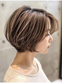 ☆オリーブグレーココアベージュ小顔クラゲヘアー/黒髪/髪質改善