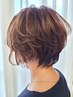 【透明感&明るさUP】カット＋脱白髪染め 白髪ぼかしカラー
