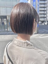 オーガニック アトリエ 大宮(organic+atelier)&nbsp;大人可愛い小顔ジャギーボブ似合わせオリーブベージュボブ