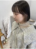 ボブ×インナーカラー