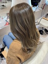 ライフ 星田店(Lyfe)&nbsp;くびれヘアレイヤーカット_ブリーチなしスモーキーベージュ_N1