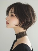 大人可愛いショートヘア/インナーカラー/髪質改善/韓国/ブリーチ
