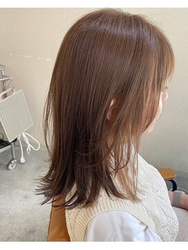 パプス ド コアフュール 宝塚中山寺店(Pap's de coiffeur) イヤリングカラー