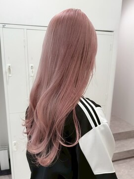 モク 立川(moc) 韓国風レイヤーカットブリーチダブルカラー前髪