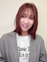 イーストハムネオ(EAST HAM NEO) ミディアム/レイヤー/ボブ/赤みブラウン