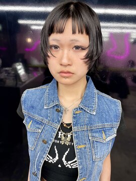 キジ(KIJI) ミニボブ/レイヤーボブ/ボブレイヤー/ボブ/オン眉/ワイドバング