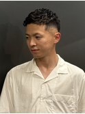 【アップバングパーマ】フェードスタイル