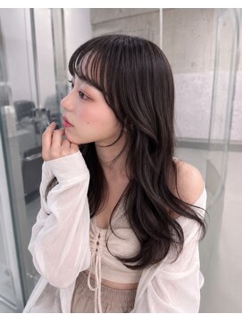 フィヴェント(Fivent) 髪質改善似合わせ前髪カットイメチェンレイヤーダークブルー