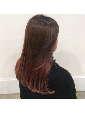 カール 鶴川店(K:R) グラデーションカラー×チェリーピンク