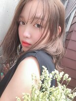 リコ 池袋東口店(Liko)&nbsp;【Liko 池袋】ミルクティーアッシュイルミナスタイル【池袋】033