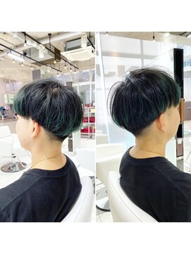 レンジシ オモテサンドウ(RENJISHI omotesando) モスグリーンの攻めマッシュベリーショート!<本橋寛道>