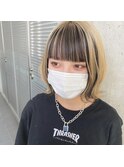 【デザインカラー】前髪ありフェイスフレーミング♪