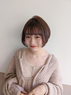 アイム(aim) 【hair design aim】愛され大人ショートボブ