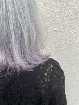 ボアップ 新居浜店(boappu) #裾カラー #ケアブリーチ #パープル #カラー #新居浜