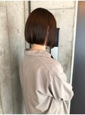 ACE横浜　ぱつっとミニボブ×ダークブラウン